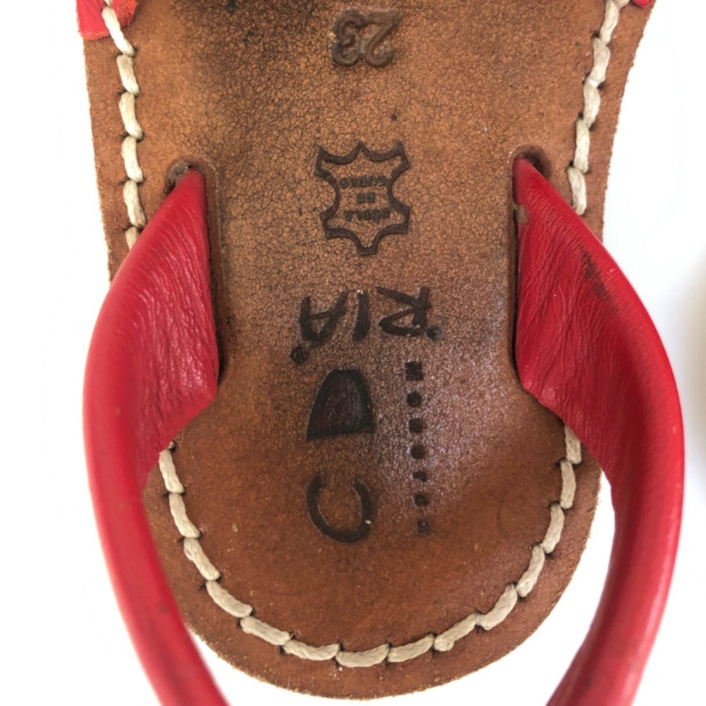 Red Ria Menorca Abarca Sandals - Picture 7 of 8